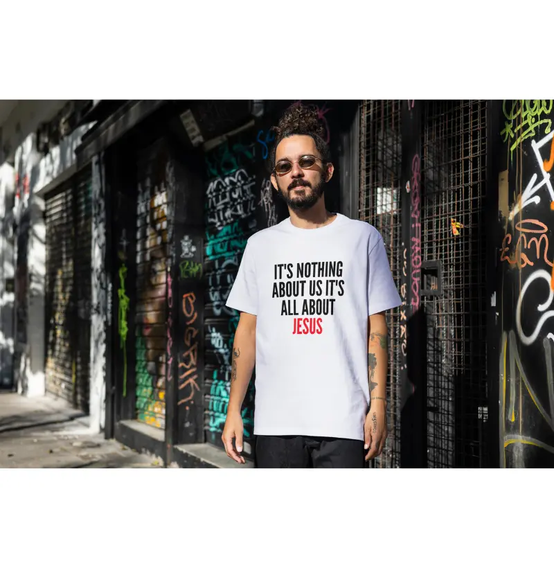 Camisa Branca ALL ABOUT JESUS