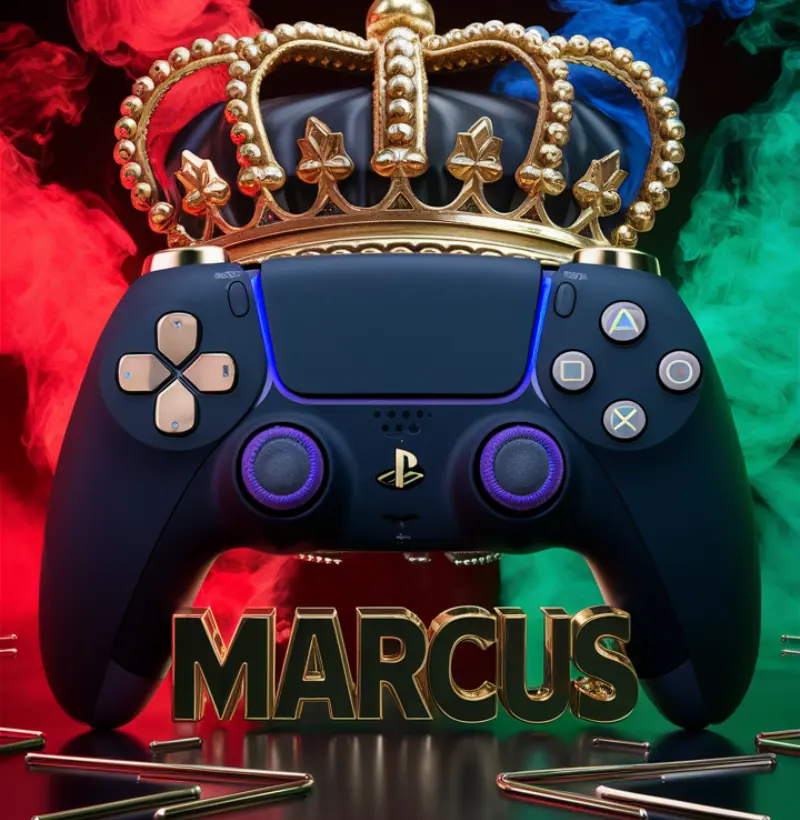 camiseta games nome Marcus