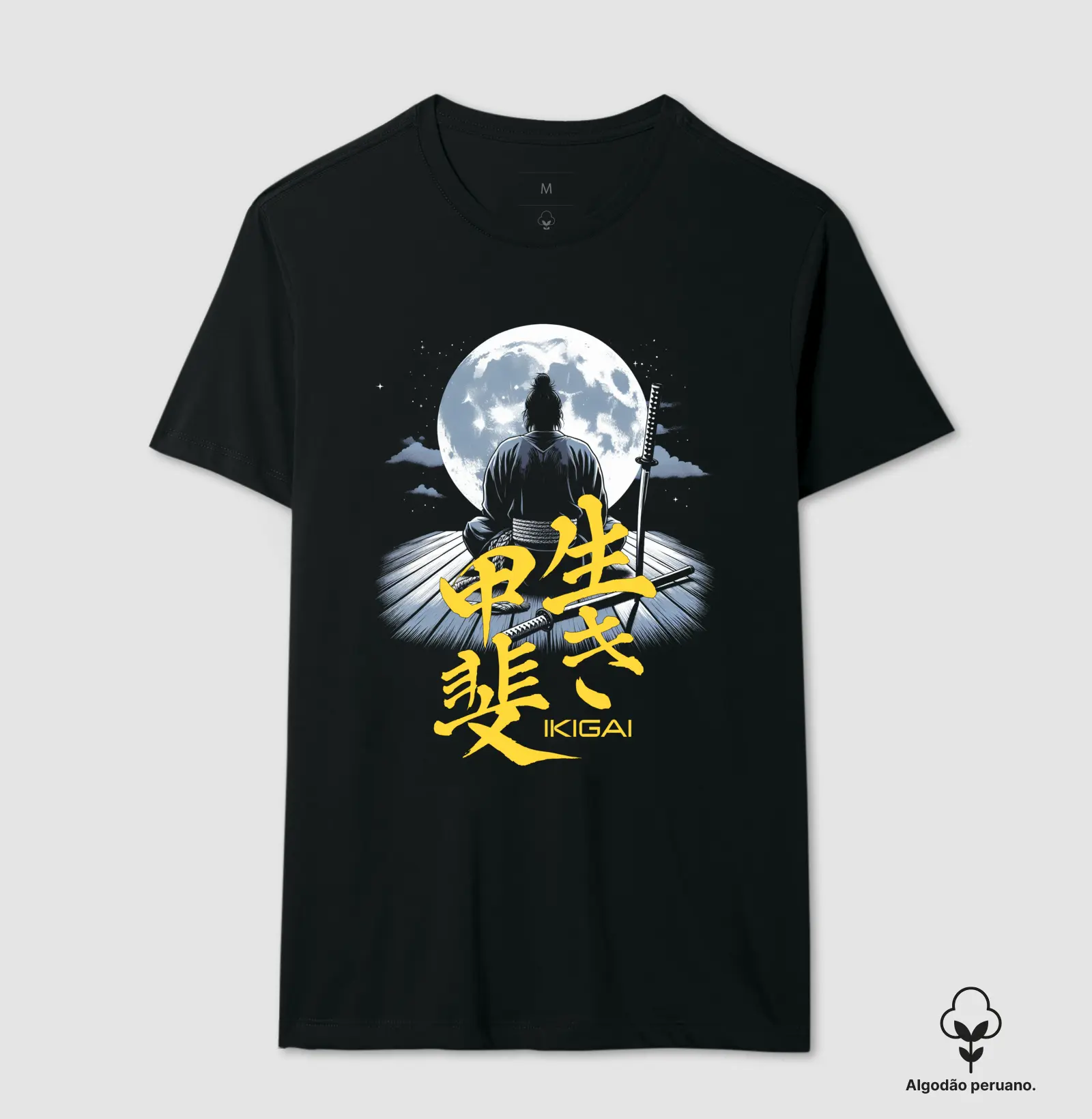 Ikigai luar clean ALGODÃO PERUANO