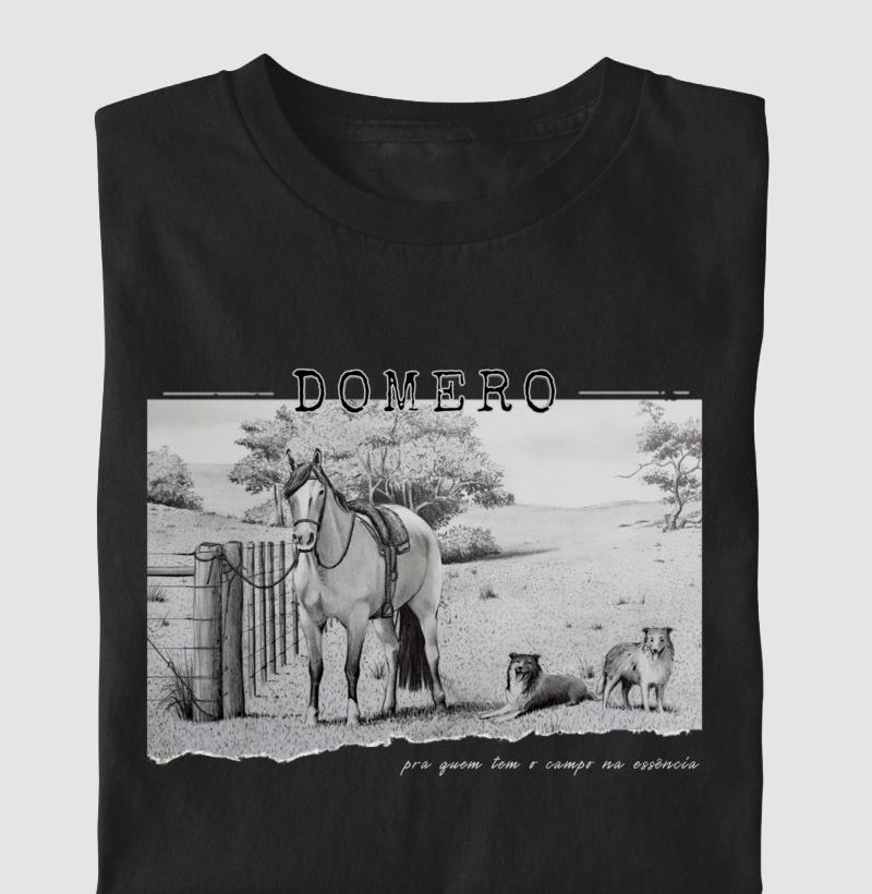 camiseta infantil essência de campo