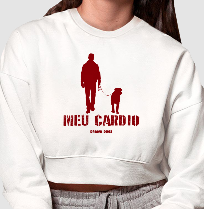 Meu cardio - homem e cachorro