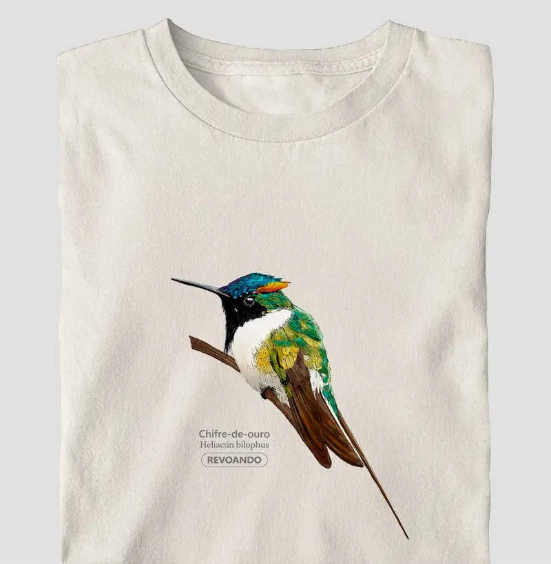 Aves do Brasil - Chifre-de-ouro - Oversized