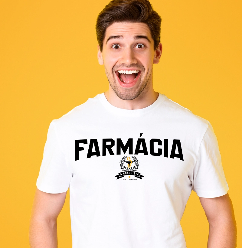 Camiseta Farmácia Premium Conquista - masculina