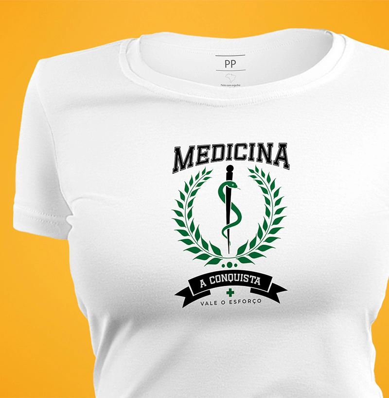 Camiseta Medicina Conquista - feminina