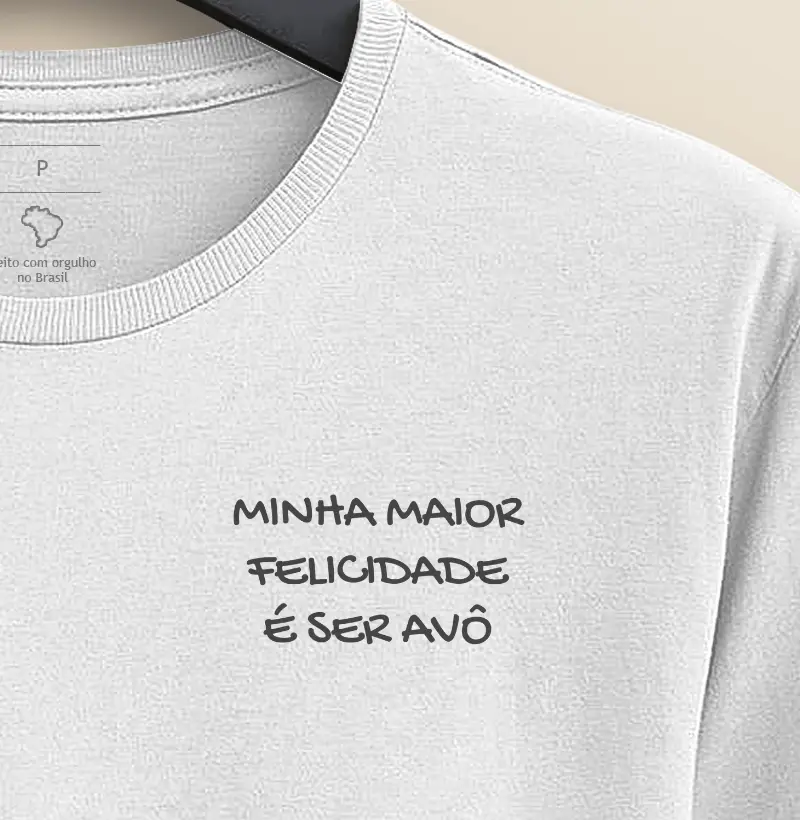 Minha maior felicidade é ser avô