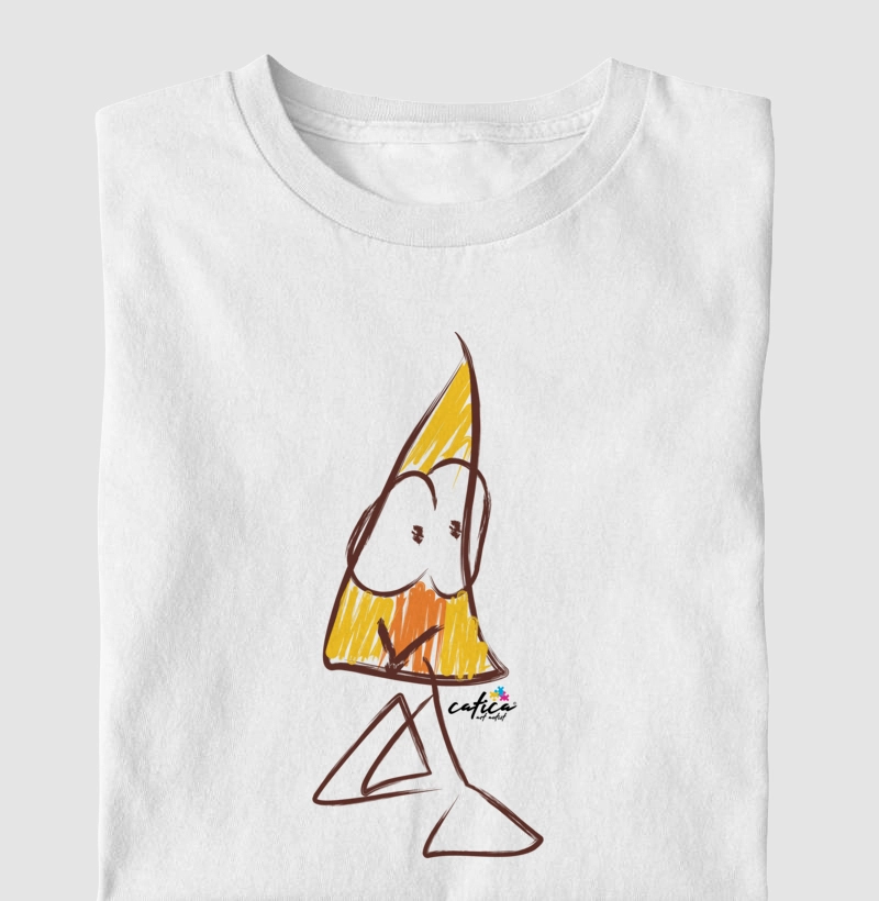 Camisa adulto de Algodão com estampa "Queijito"