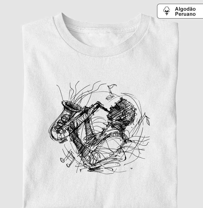 Saxofonista, esboço