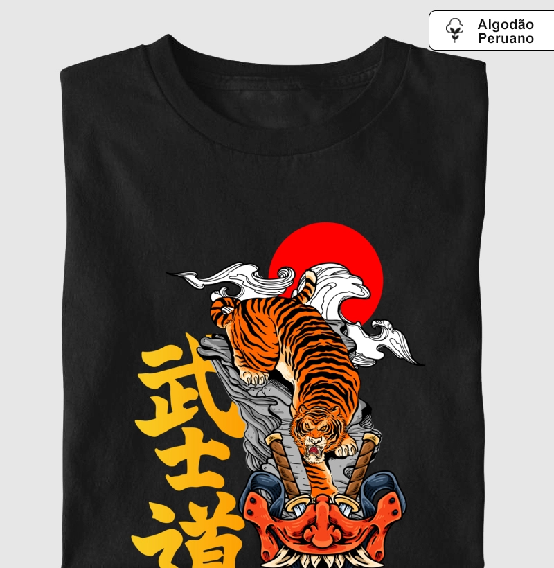 Hannya Tiger Mask ALGODÃO PERUANO