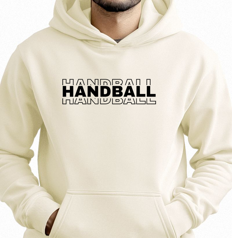 Hoodie Slim de Handebol Letras 
