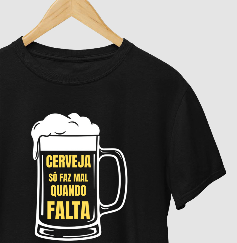 T-Shirt A FALTA DA CERVEJA art