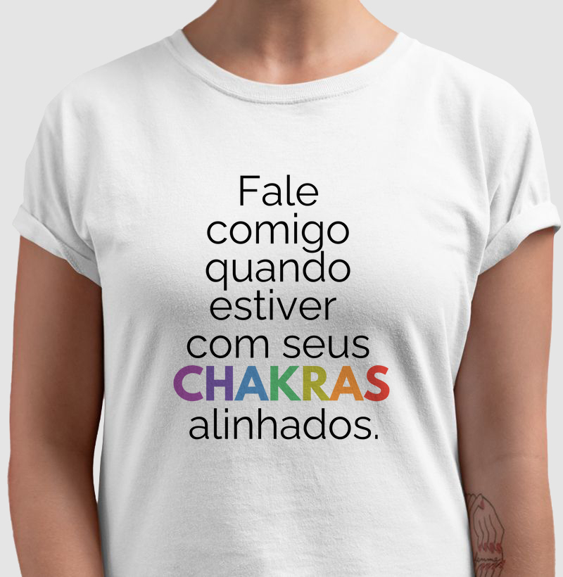 Camiseta Chakras alinhados