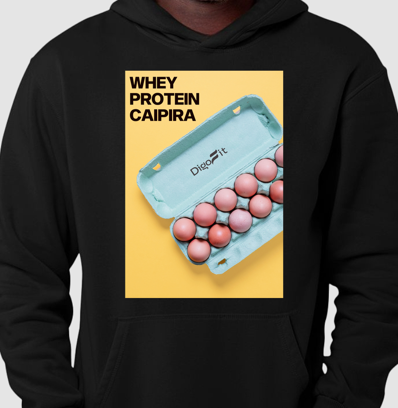 MOLETOM ACADEMIA WHEY PROTEIN CAIPIRA