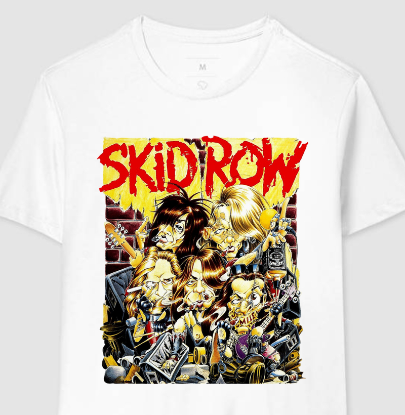 Camiseta Skid Row - Caricatura