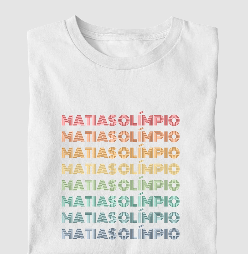 Matias Olímpio Letreiro Retrô