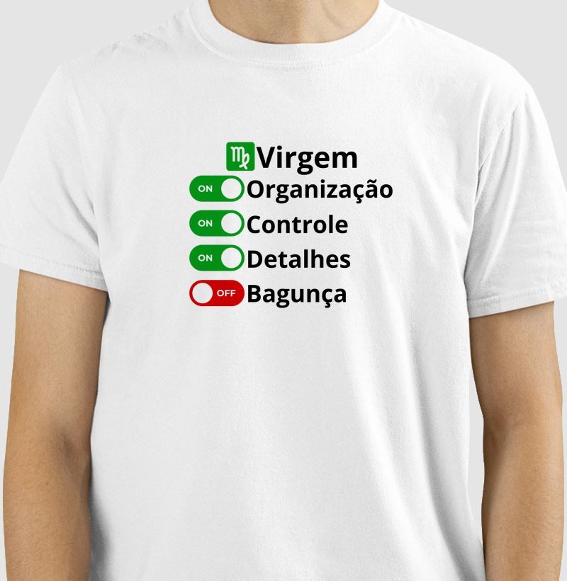 Camiseta Virgem Check