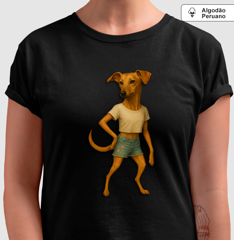 Camiseta Algodão Peruano Lady Tattoo