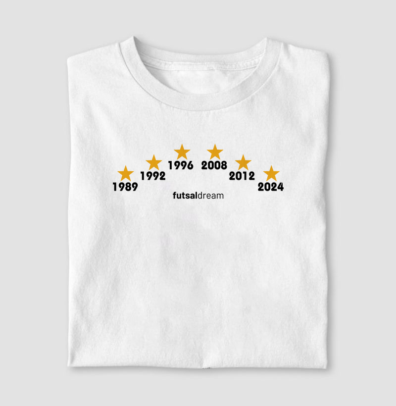 Camiseta homenagem ao hexacampeão