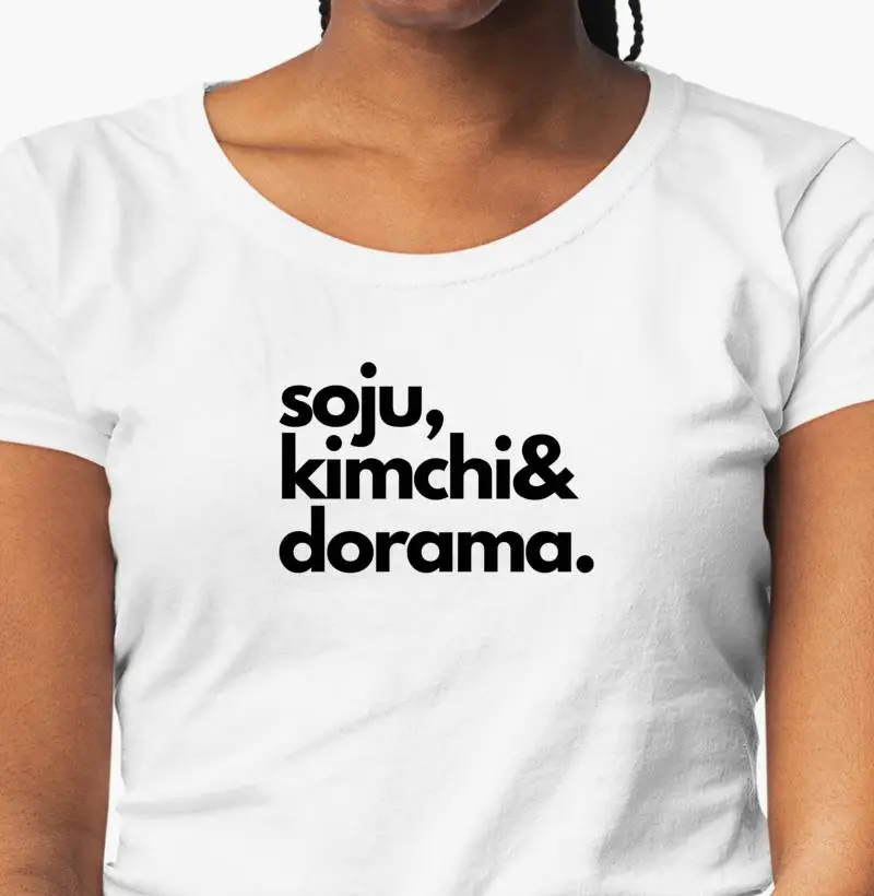 Camiseta Soju Frases Feminina