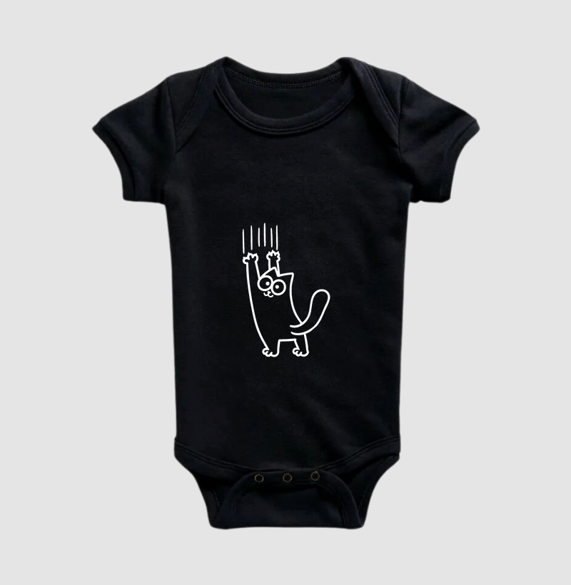 BODY INFANTIL GATINHO