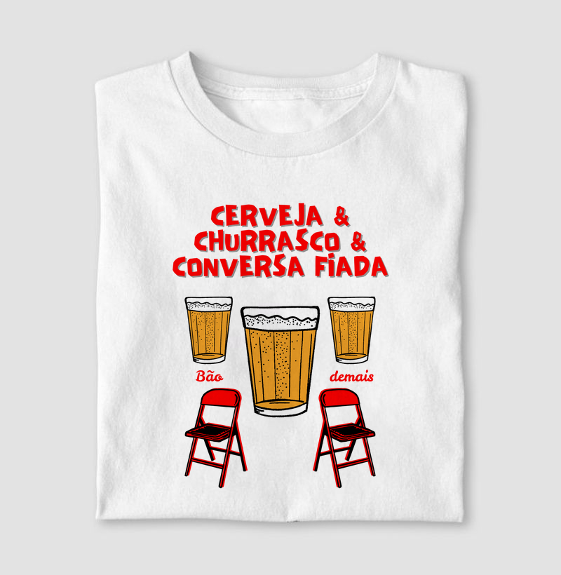 Cerveja, churras e conversa fiada