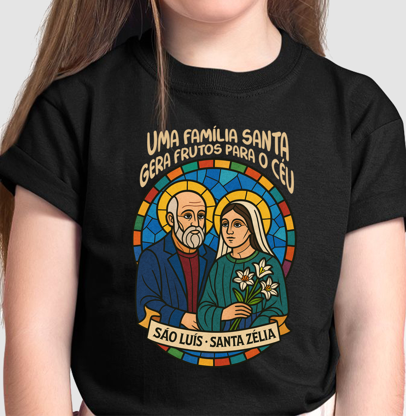 Camiseta São Luís e Santa Zélia