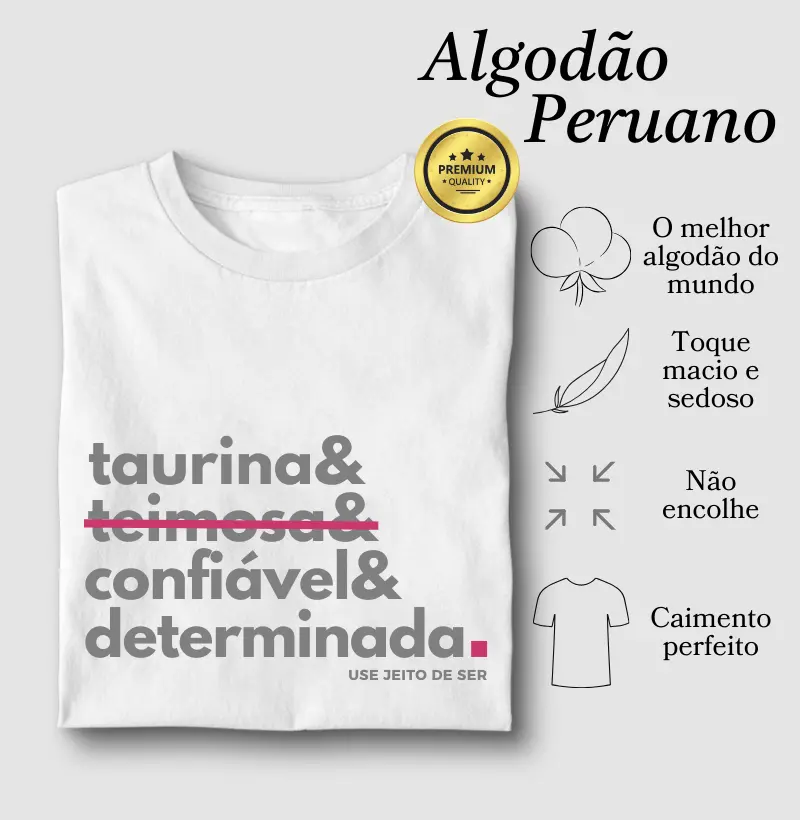 Taurina sim teimosa não