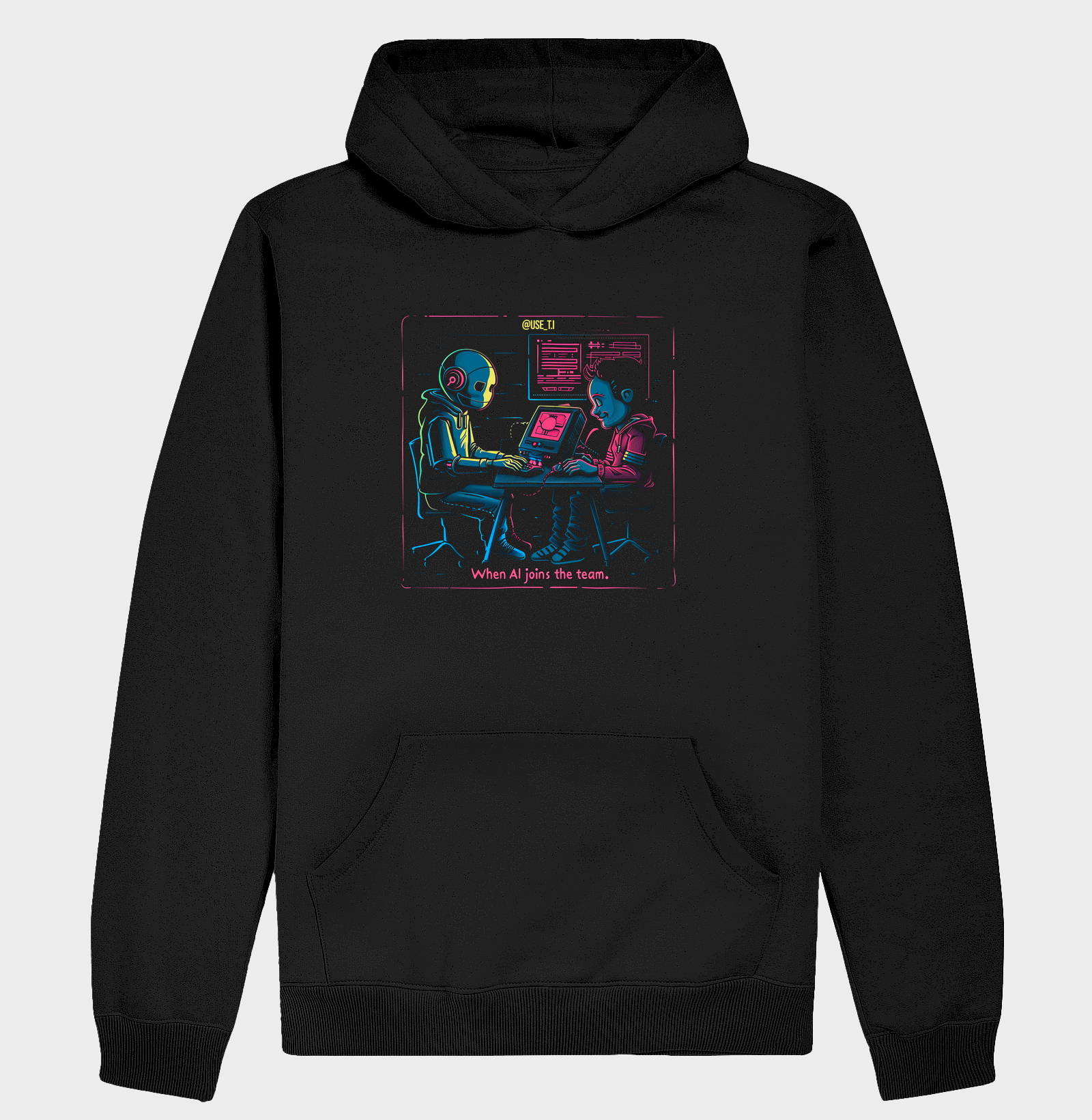  Moletom Hoodie Slim When IA joins the team T.I