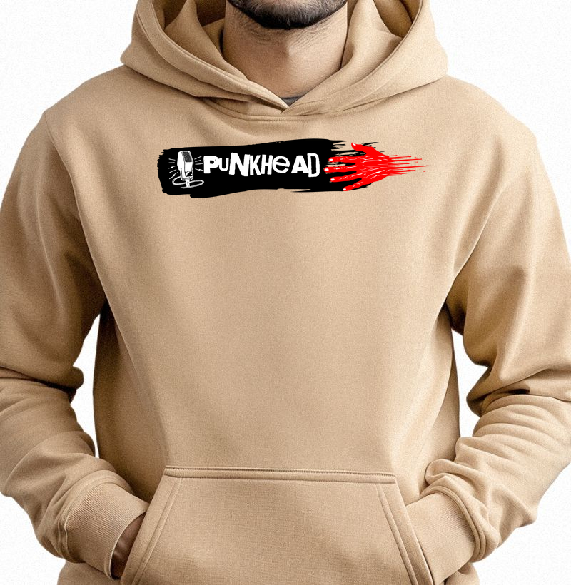 Moletom Slim com Bolso “Punkhead”
