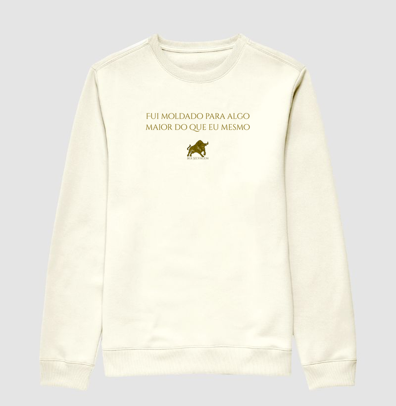 Fui moldado para algo maior do que eu mesmo