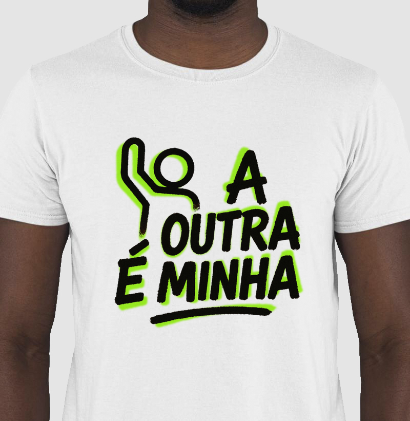 Camiseta A outra é minha