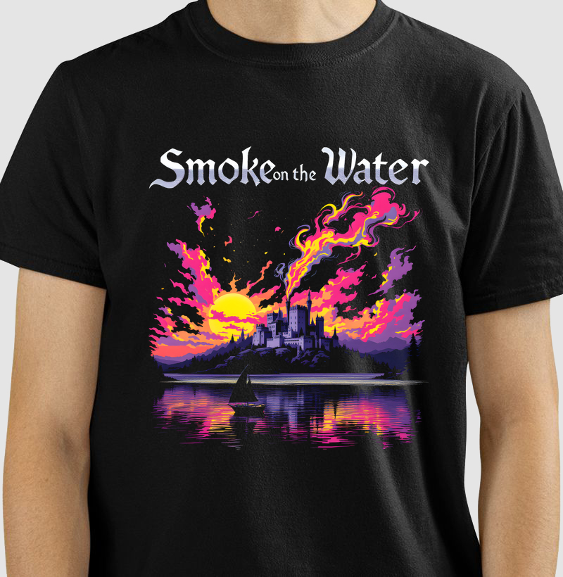 Camiseta Smoke on the Whater