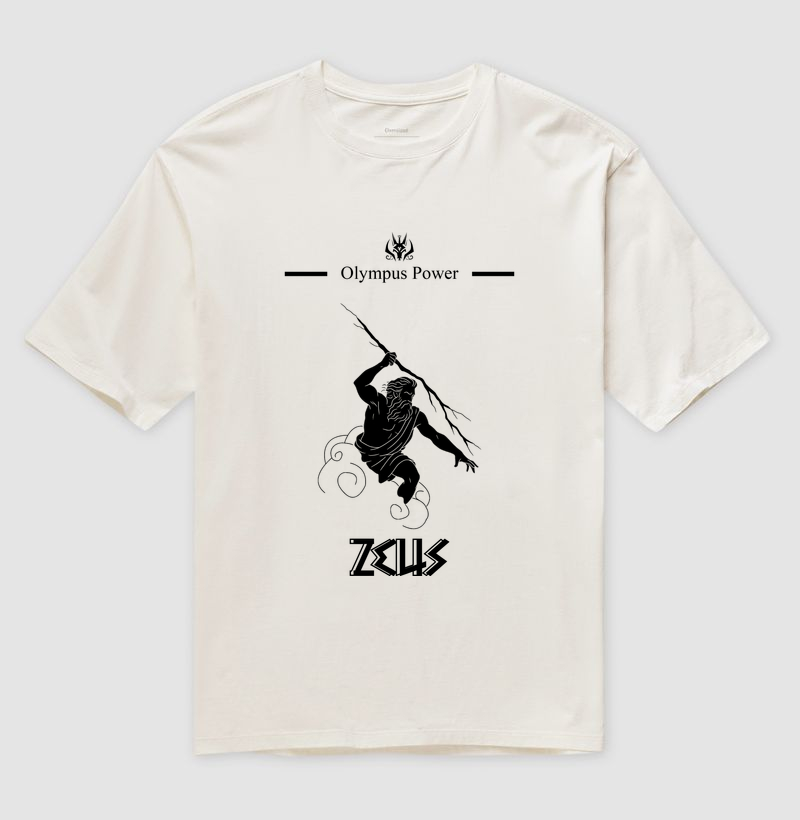 Camiseta Oversized - Zeus (Edição Olympus Power)