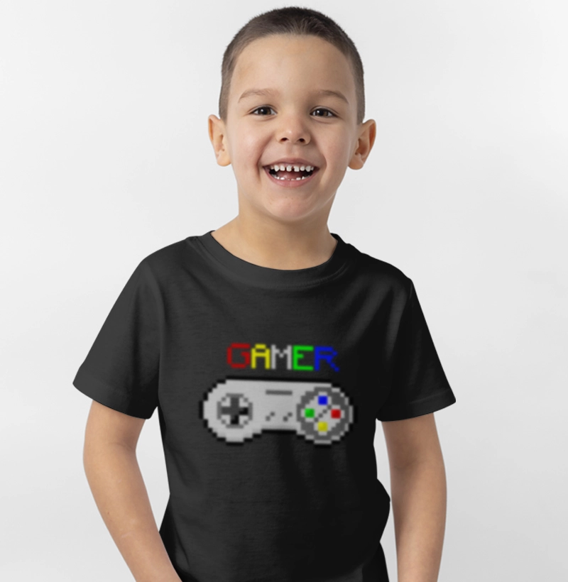 T Shirt Infantil Gamer