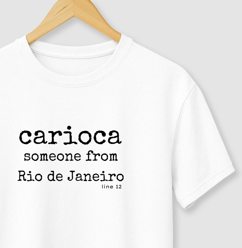 CARIOCA EM BRANCO | PRETO