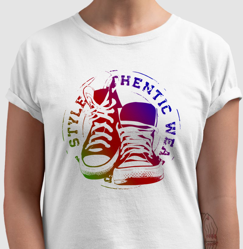 Camiseta Tênis Style Authentic Color