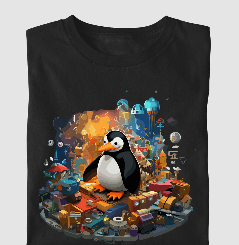 Camiseta Linux playground