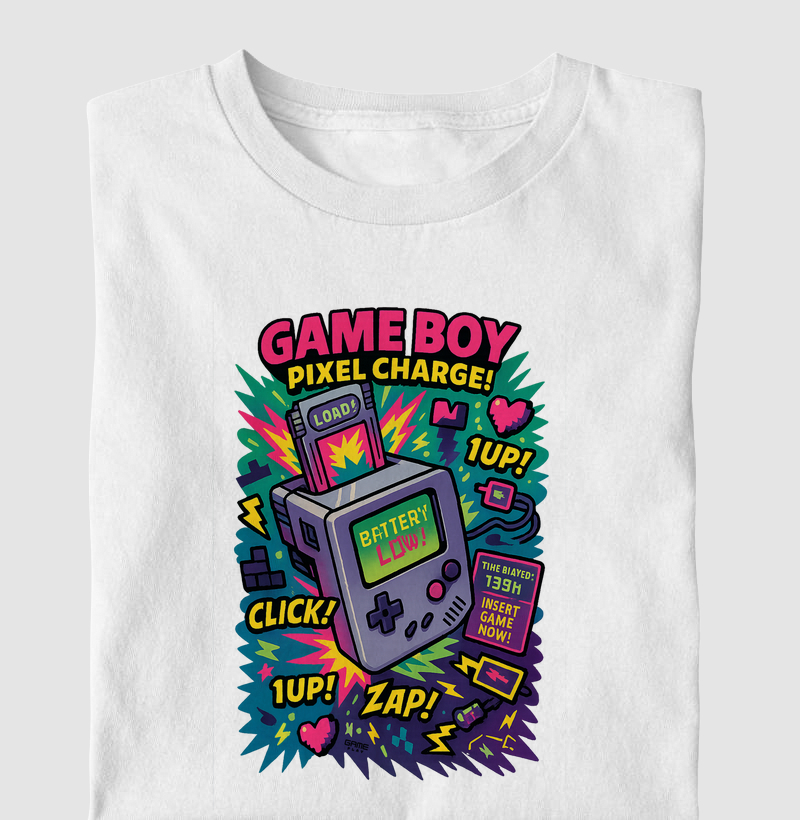 Console Vetor Gameboy Pixel Charge