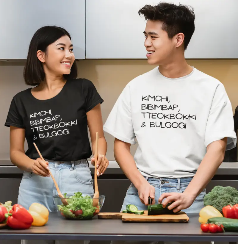 Camiseta Comidas Coreanas