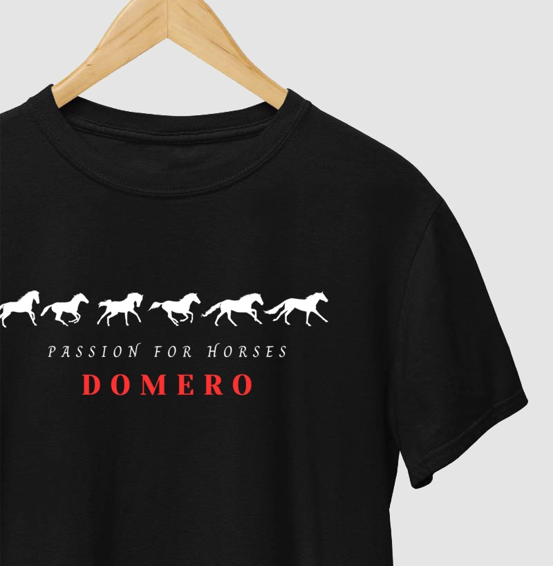 camiseta masculina / domero passion for horses 