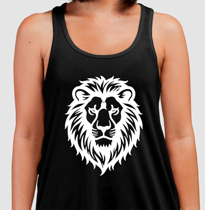 Lion Line Art | Cut Tee