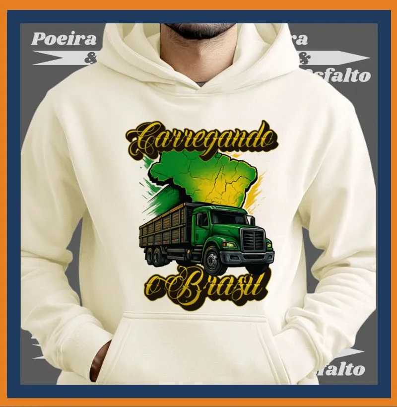 Hoodie Carregando o Brasil 
