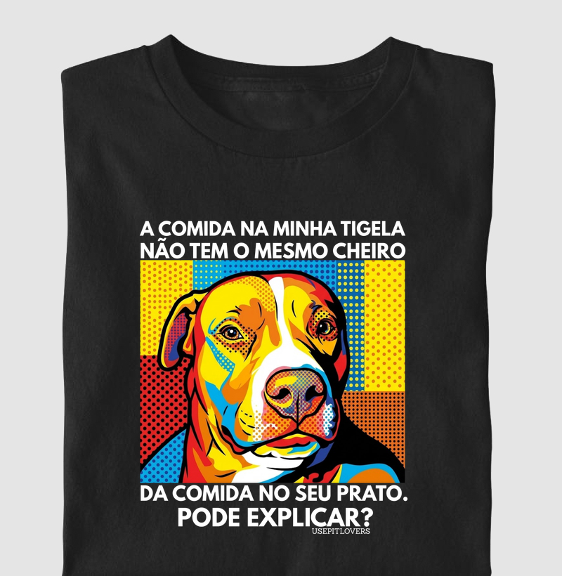 A COMIDA NA MINHA TIJELA NÃO TEM O MESMO CHEIRO DA COMIDA DO SEU PRATO - PODE EXPLICAR?