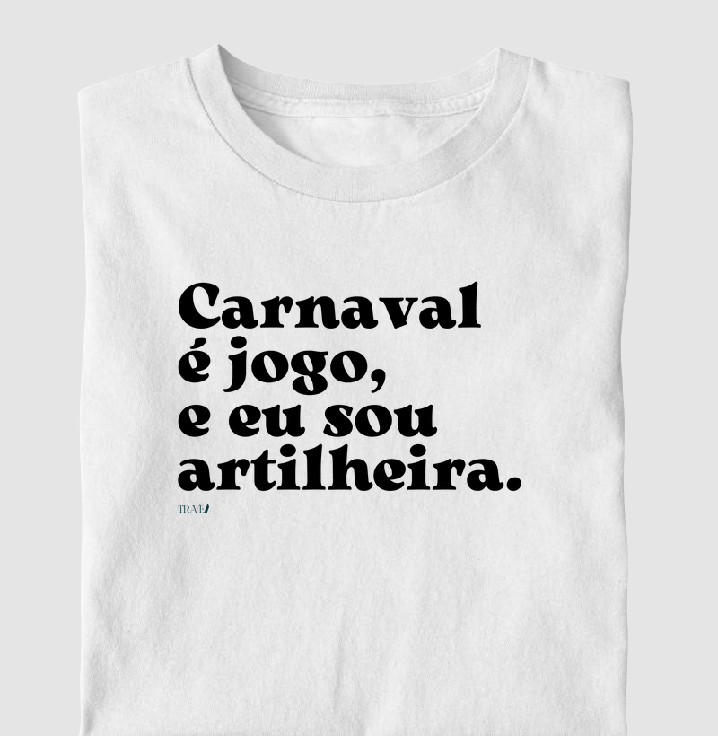 Carnaval é jogo e eu sou artilheira.