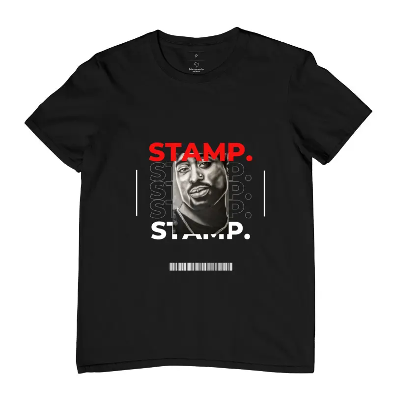 CAMISETA STAMP. RAPPER 2 - MASCULINA