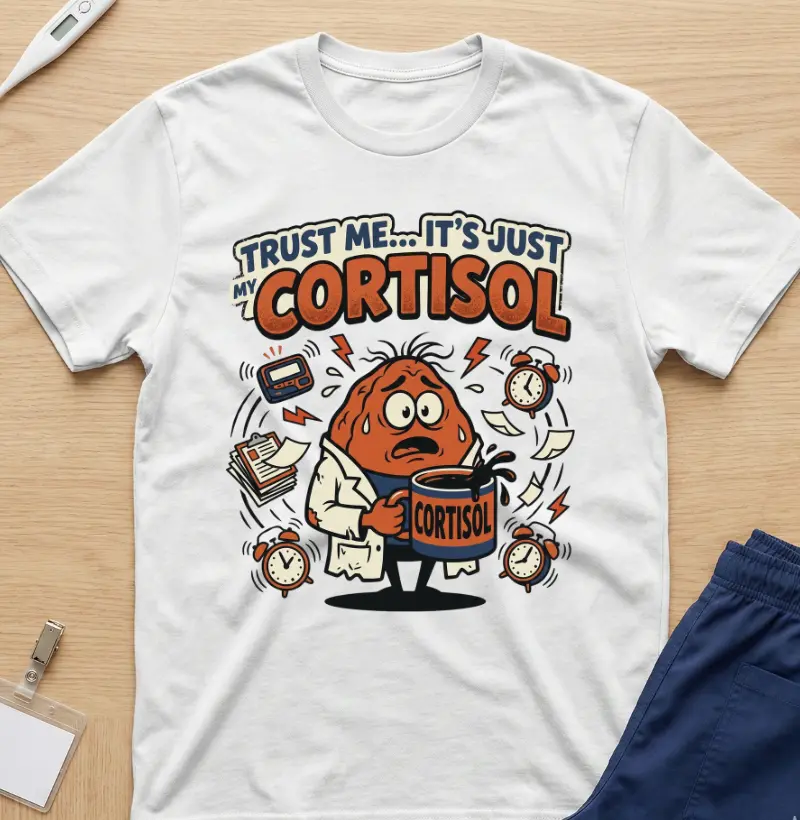 Camiseta - Endócrino: Cortisol