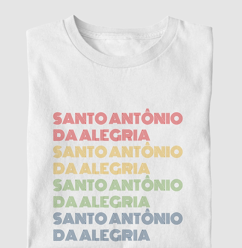 Santo Antônio da Alegria Letreiro Retrô
