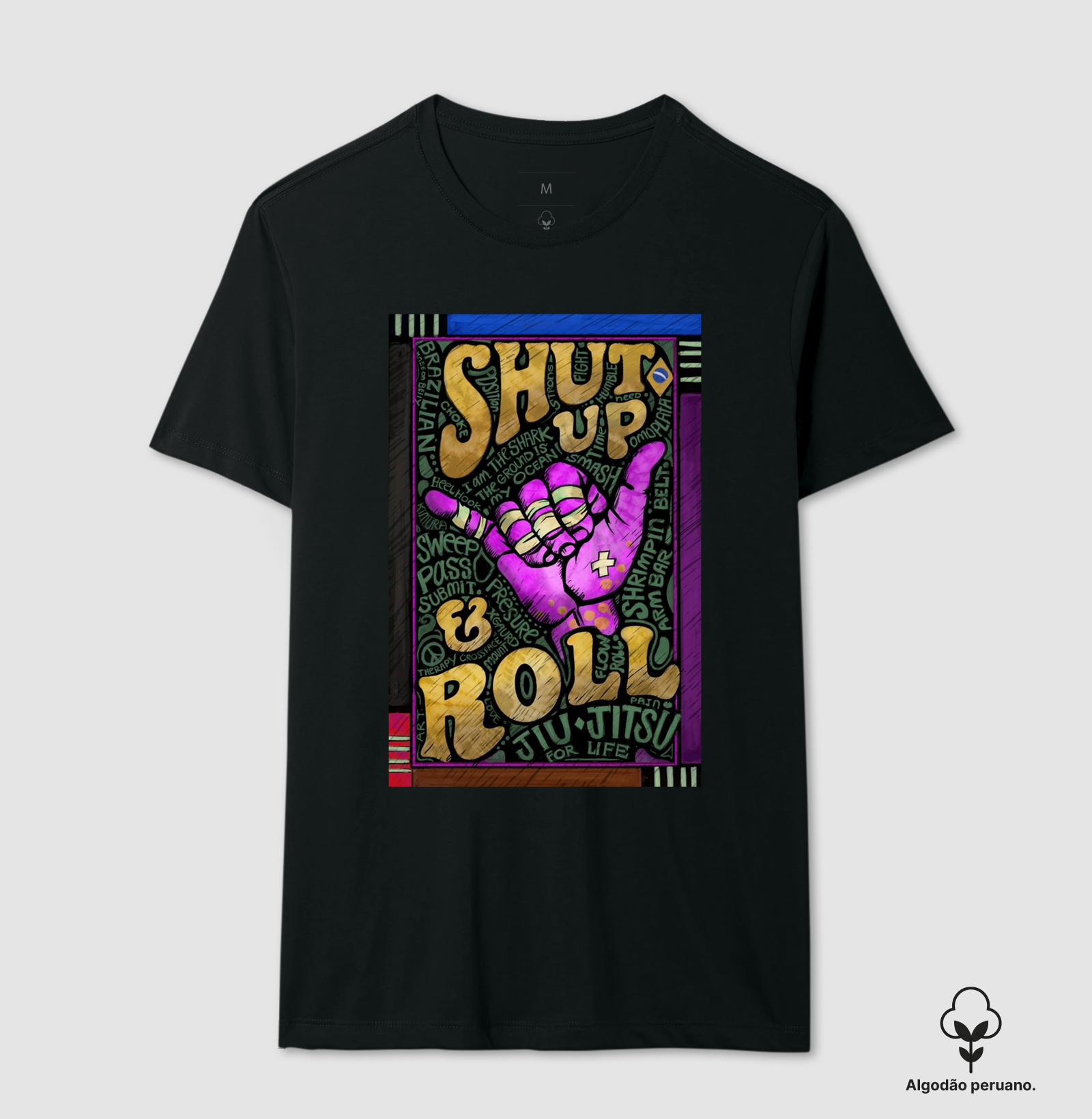 Camisa Estampas Jiu Jitsu 