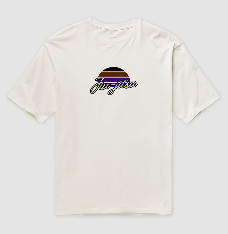 Camiseta Oversized Jiu-jitsu Sunrise