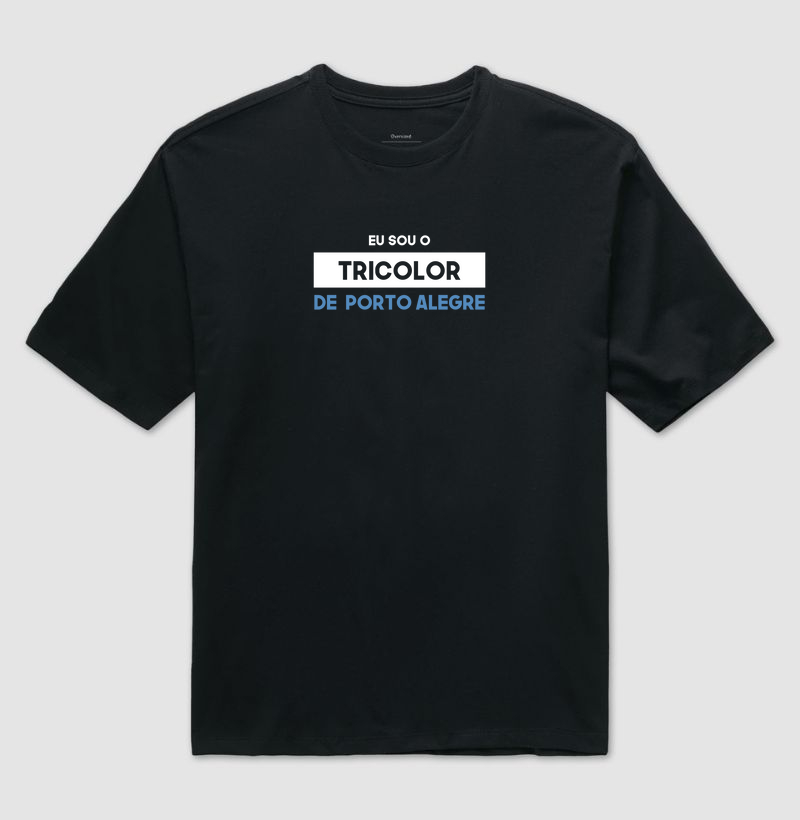 Camiseta Oversized Grêmio Tricolor