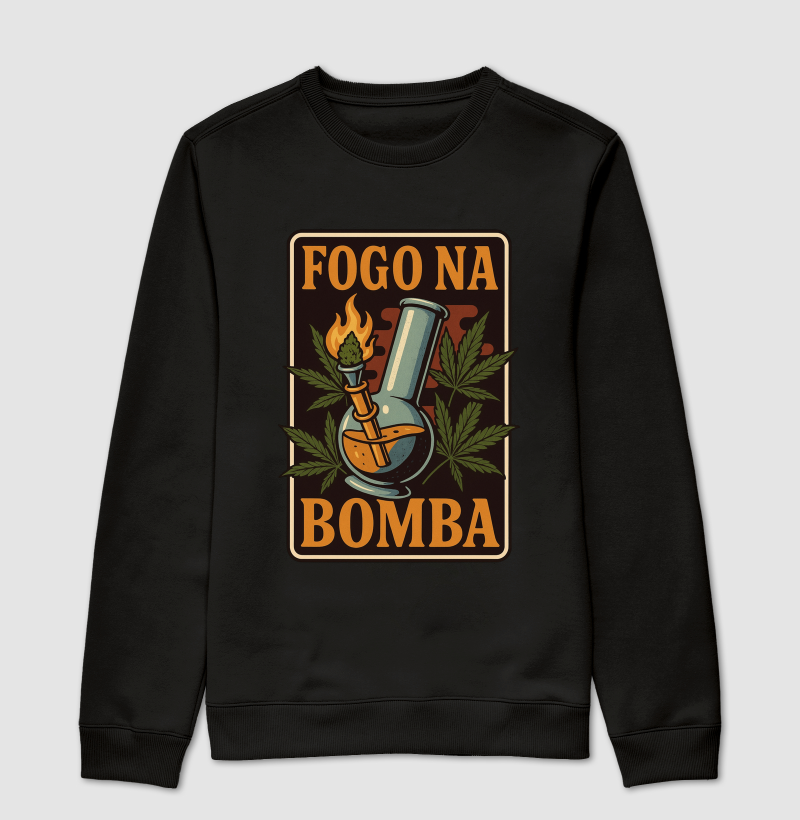 Suéter moletom - Fogo na Bomba
